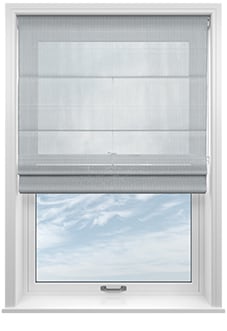 Salerno Voile, Dove Grey - Motorised Roman Blind